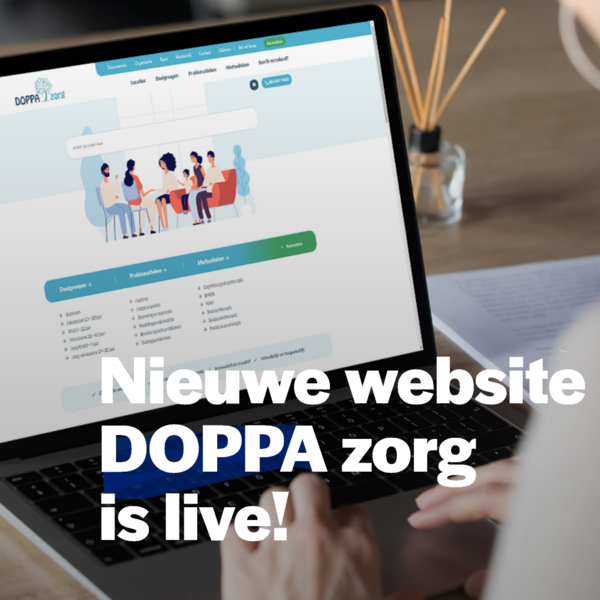 nieuwe website doppa zorg
